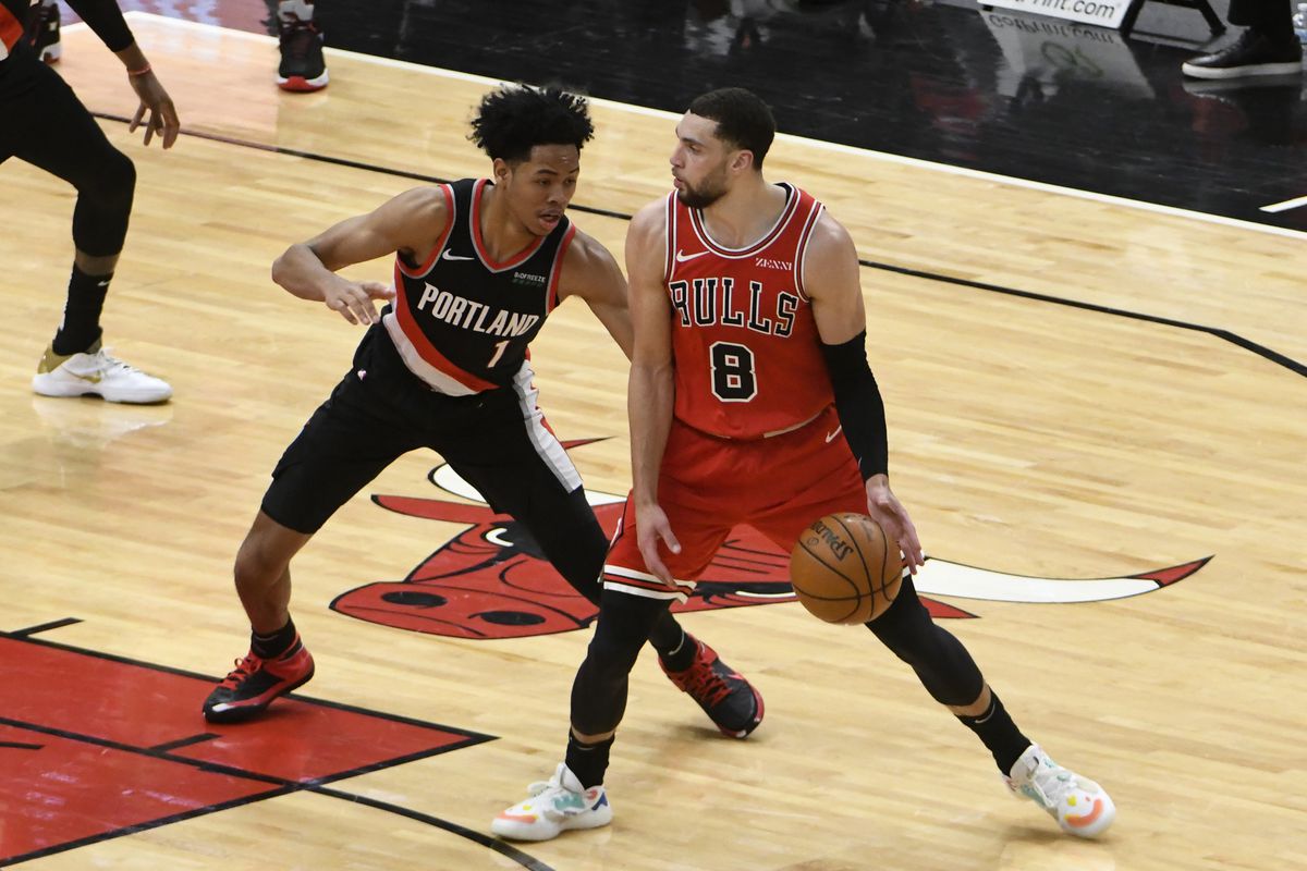 Flames and Hooves: Trail Blazers Take on the Bulls