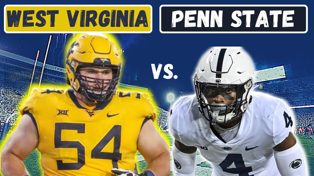 The Big Ten vs. The Big 12: West Virginia vs. Penn State Battle of the Blue in Happy Valley